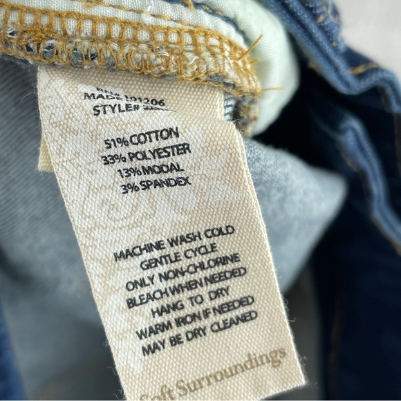 NWOT Soft Surroundings Womens Size M jean shorts - Picture 7 of 7